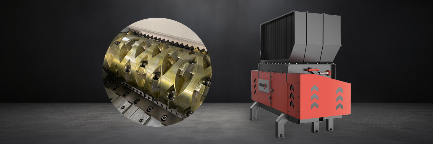 trituradora de un solo eje