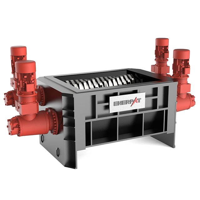 Trituradora de cuatro ejes 