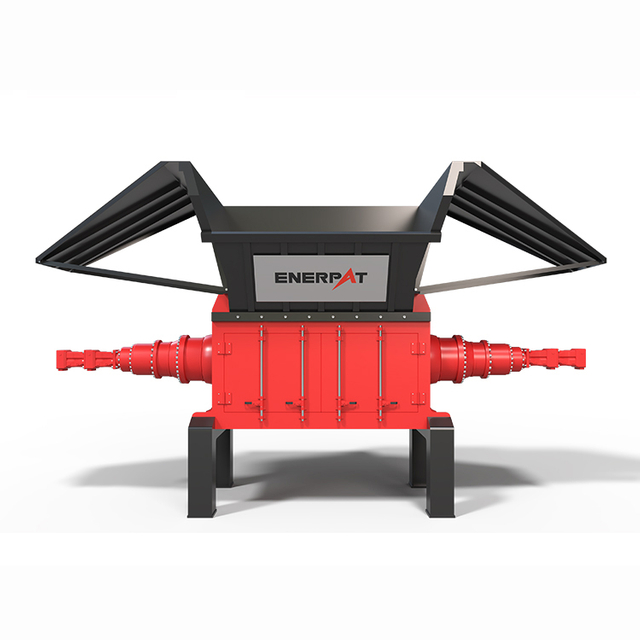 Trituradora hidráulica de un solo eje para trabajo pesado