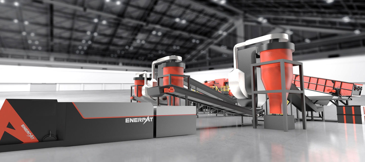 Línea de trituración de molino de martillos