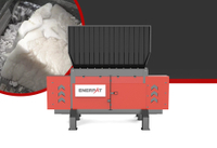 Máquina trituradora de grumos de plástico de un solo eje