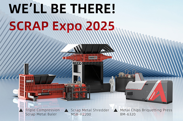 Dé forma al futuro del reciclaje de metales: ¡Conozca a Enerpat en WasteExpo 2025, stand #401!