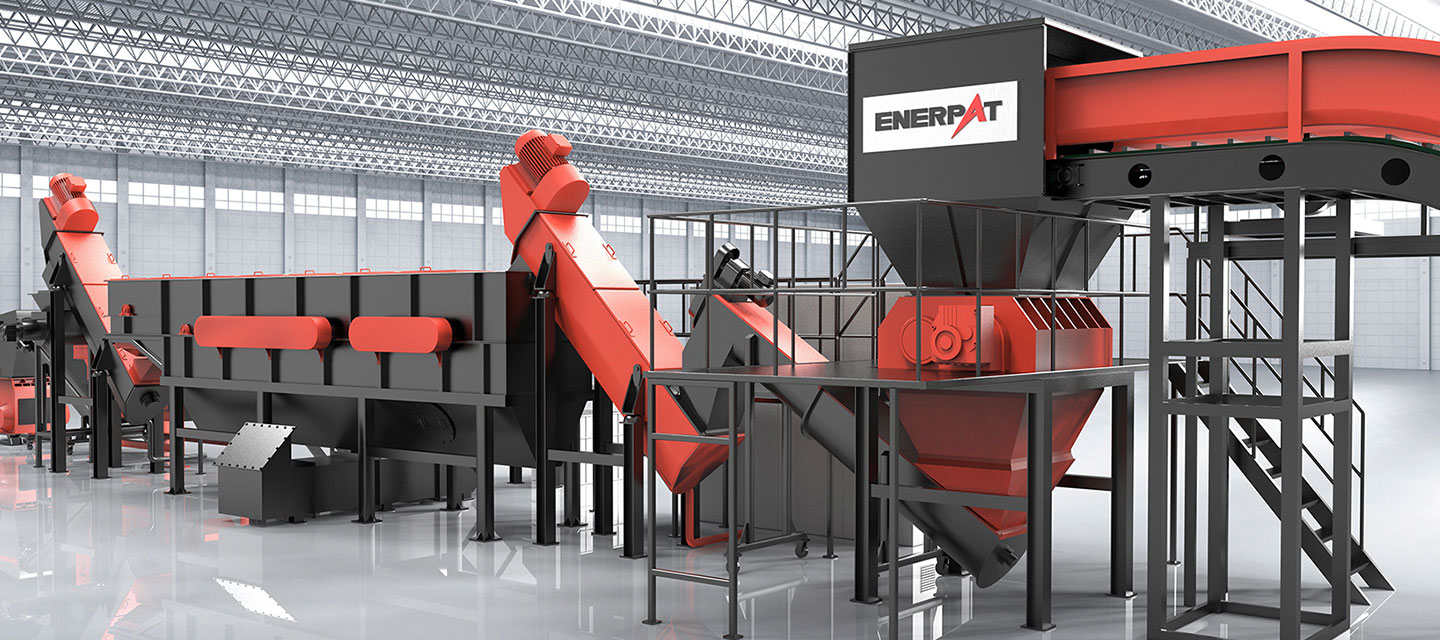 Línea de reciclaje de plástico