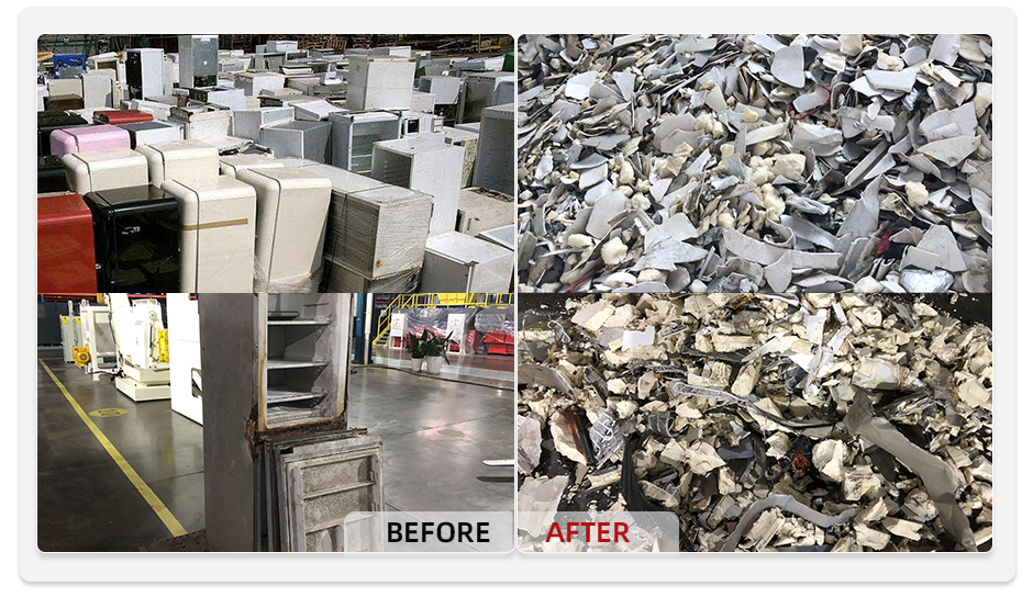 Chatarra de electrodom&eacute;sticos