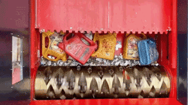 Movimiento de la caja de alimentaci&oacute;n