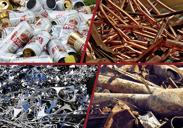 Los materiales pueden ser manipulados por trituradoras de metal gigantes