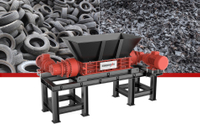 ENERPAT Trituradora de caucho de doble eje