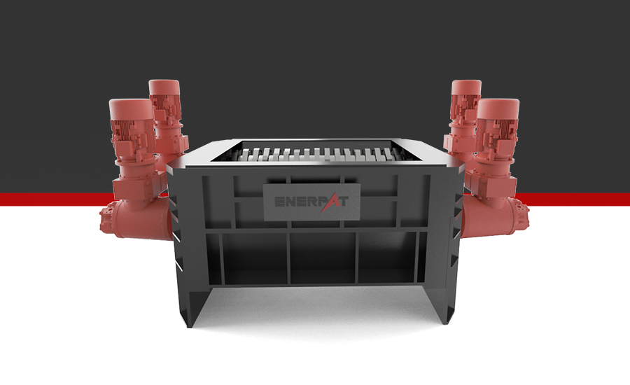  Trituradora de 4 ejes