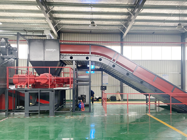 trituradora de doble eje