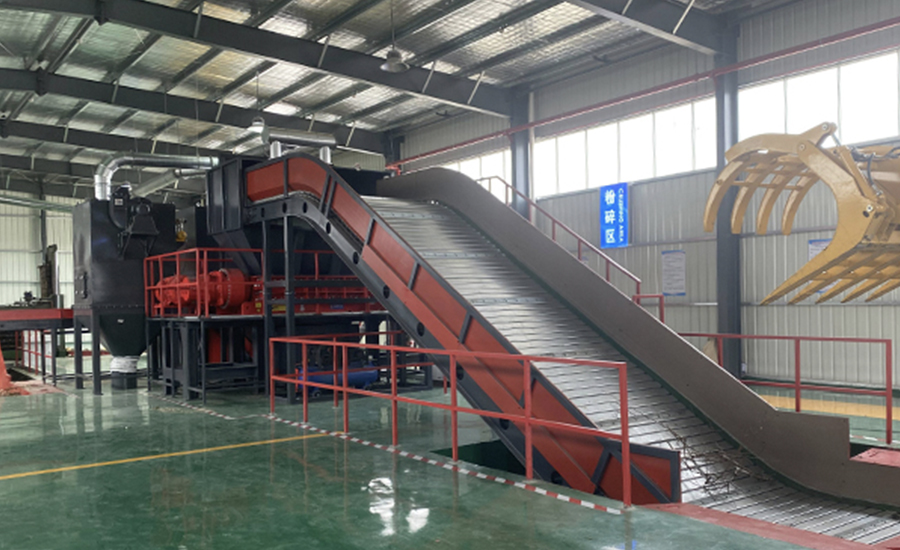 trituradora de doble eje