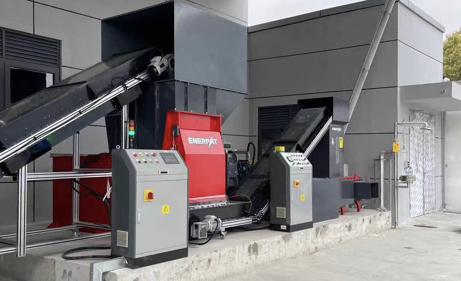 trituradora de un solo eje