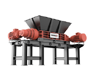 Trituradora de dos ejes