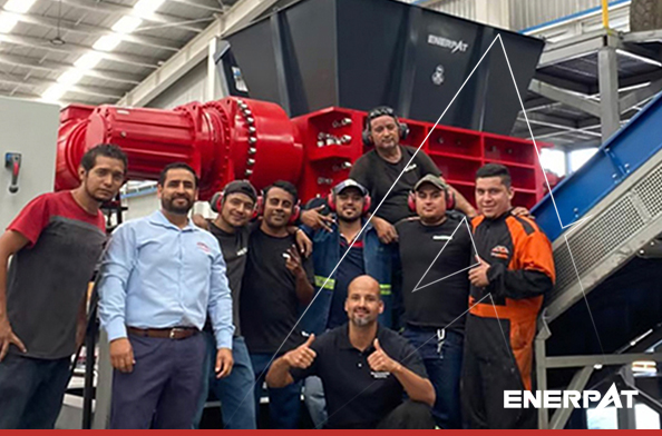 Caso de éxito de la línea de máquinas briquetadoras de polvo de hierro ENERPAT®