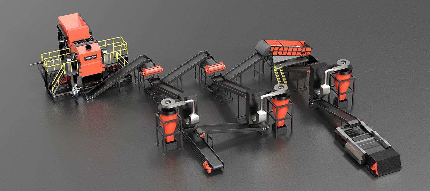 Solución trituradora de aluminio fundido