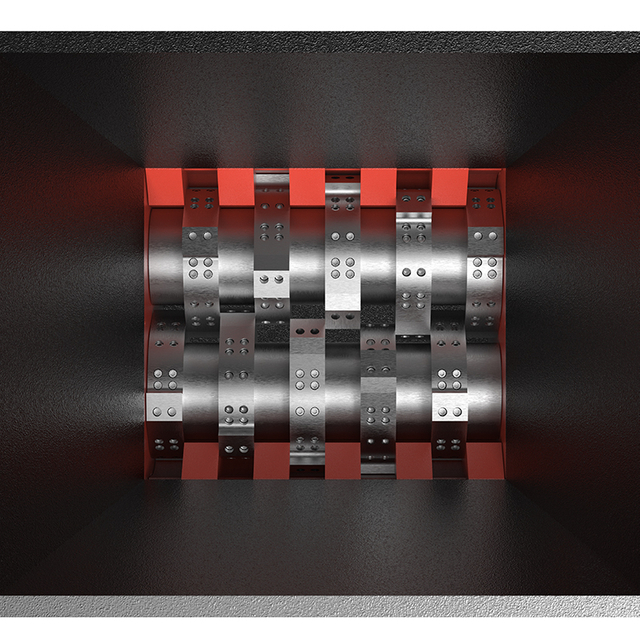 Trituradora de acero hidráulica de doble eje