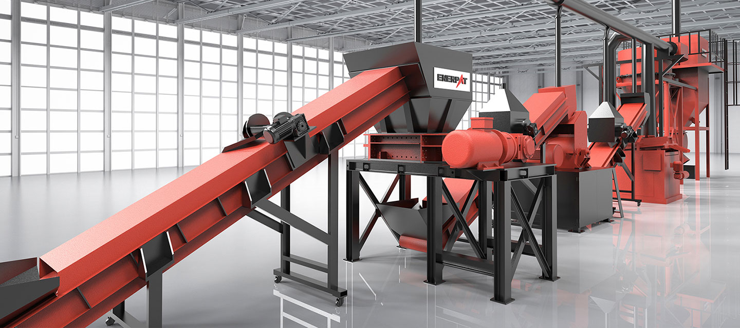 Línea de reciclaje de cables