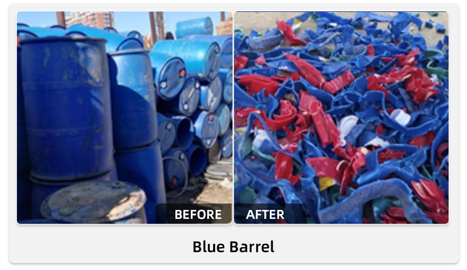 trituradora de un solo eje