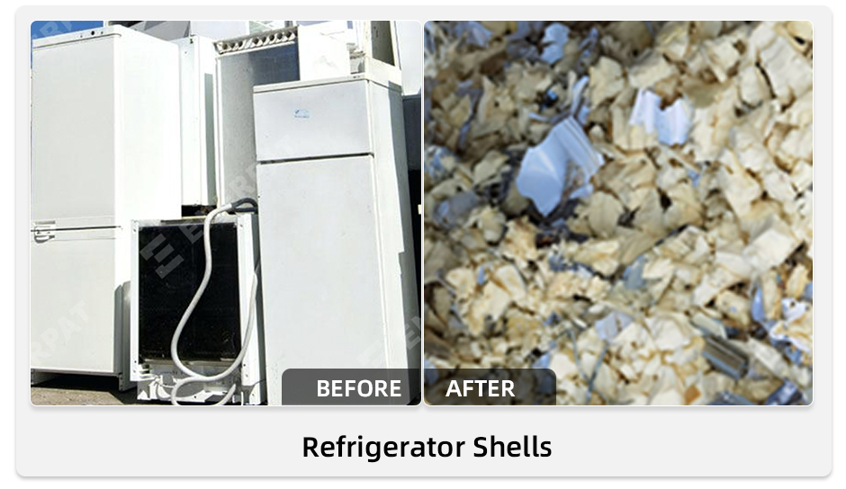 Trituradora de cuatro ejes