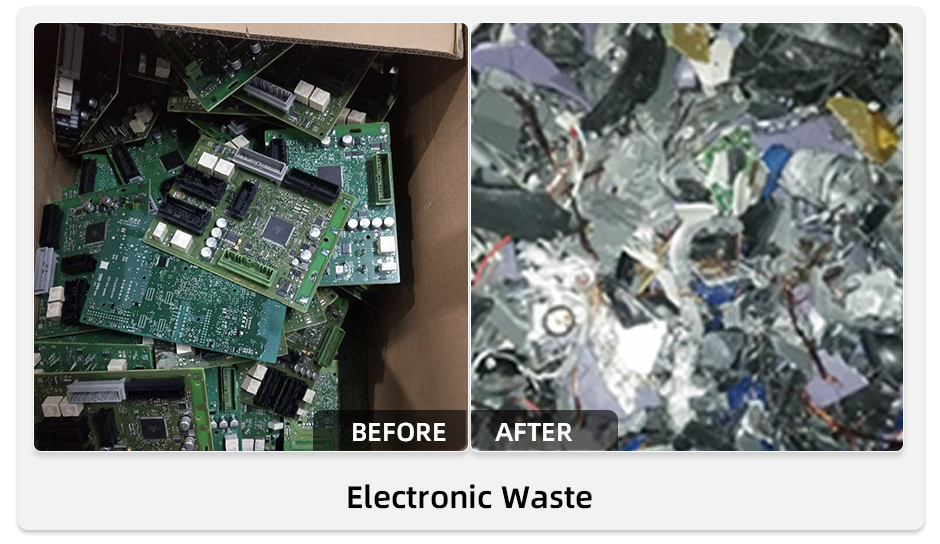 trituradora de doble eje