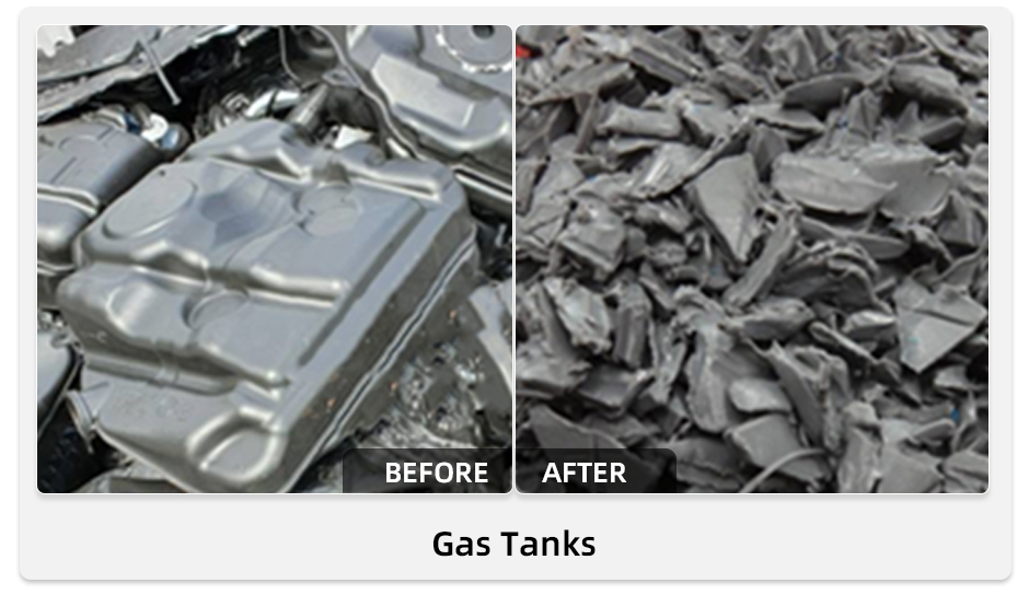 trituradora de un solo eje