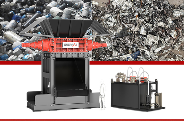 Máquina trituradora de acero de doble eje de ENERPAT: un punto de inflexión para el negocio australiano de reciclaje de metales