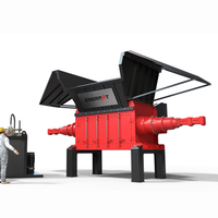 Trituradora hidráulica de un solo eje para trabajo pesado