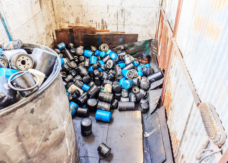 ENERPAT Soluci&oacute;n de reciclaje de filtros de aceite usado