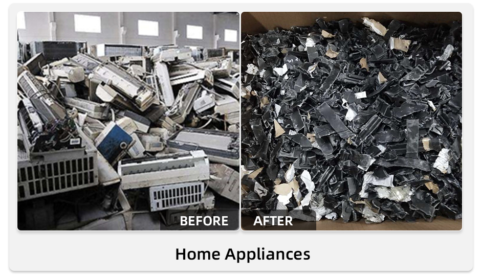 Trituradora de cuatro ejes