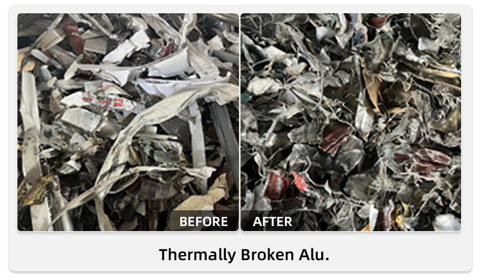 Aluminio con rotura t&eacute;rmica.